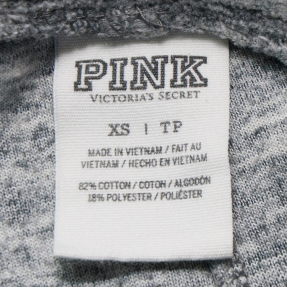 VS PINK Bling Velour Hoodie Sweats Pant Set 0600X - Picture 6 of 6